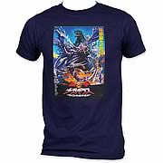 Godzilla vs. Megaguirus Movie Poster Blue T-Shirt